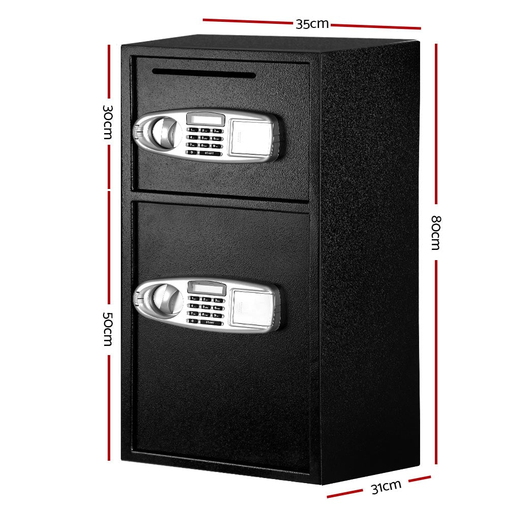 UL - TECH Security Safe Box Double Door - Electronics > Business & Home Security > Safes & Lock Boxes - Rivercity House & Home Co. (ABN 18 642 972 209) - Affordable Modern Furniture Australia
