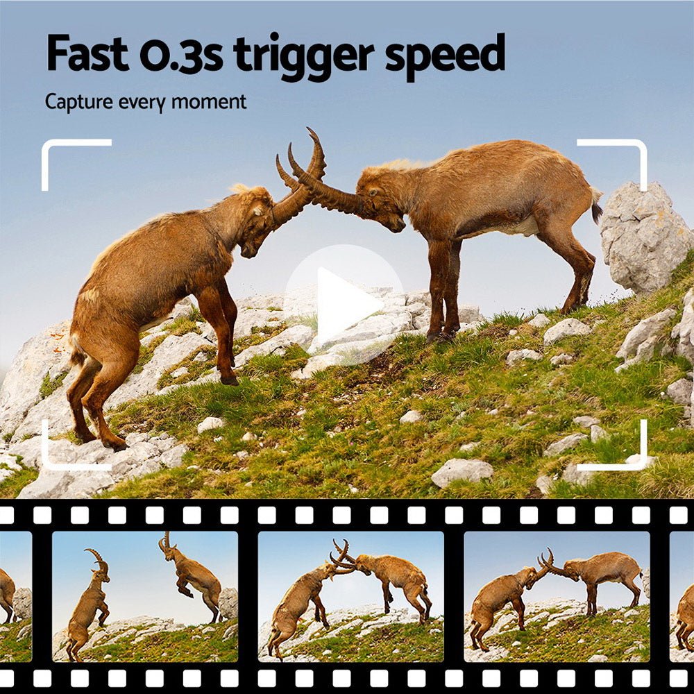 UL - tech Solar Trail Camera 4K 50MP Wildlife - Audio & Video > CCTV - Rivercity House & Home Co. (ABN 18 642 972 209) - Affordable Modern Furniture Australia