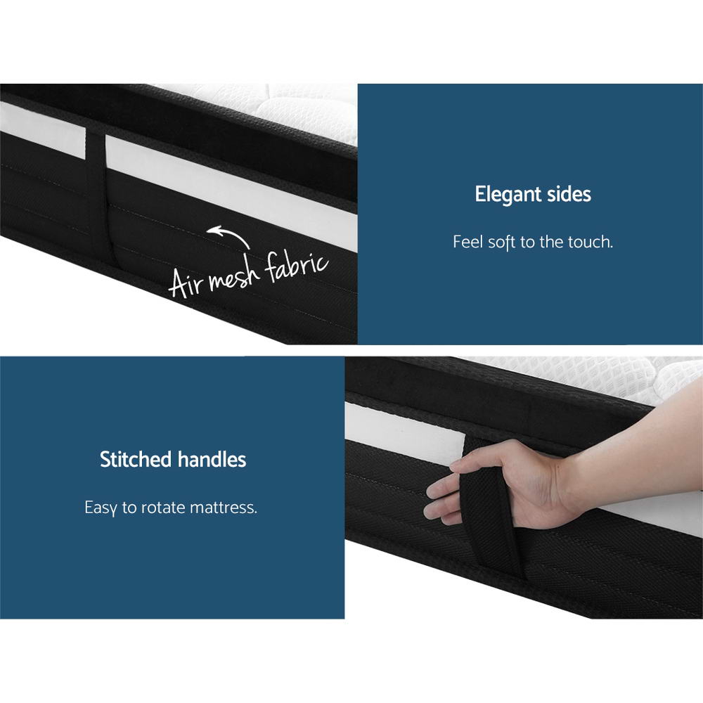 Ultra Firm Regine Series Euro Top Mattress 28CM Thick - King - Furniture > Mattresses - Rivercity House & Home Co. (ABN 18 642 972 209) - Affordable Modern Furniture Australia