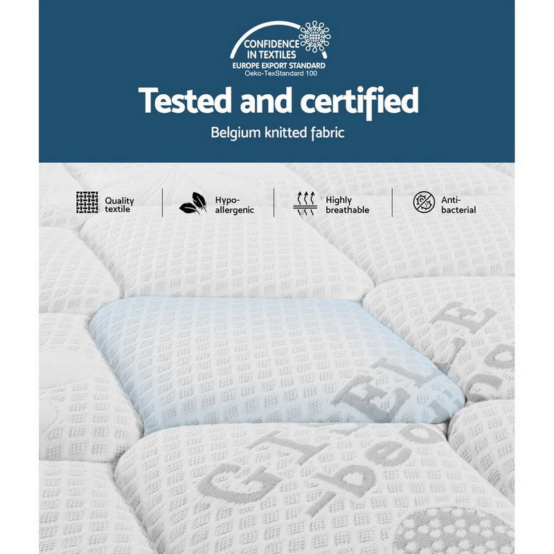 Ultra Firm Regine Series Euro Top Mattress 28CM Thick - King Single - Furniture > Mattresses - Rivercity House & Home Co. (ABN 18 642 972 209) - Affordable Modern Furniture Australia