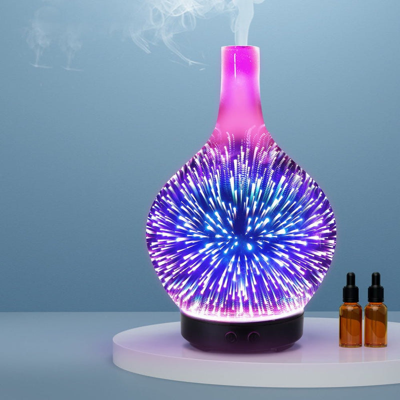 Ultrasonic Aroma Aromatherapy Diffuser 3D Light Oil Firework Humidifier - Appliances > Aroma Diffusers & Humidifiers - Rivercity House & Home Co. (ABN 18 642 972 209) - Affordable Modern Furniture Australia