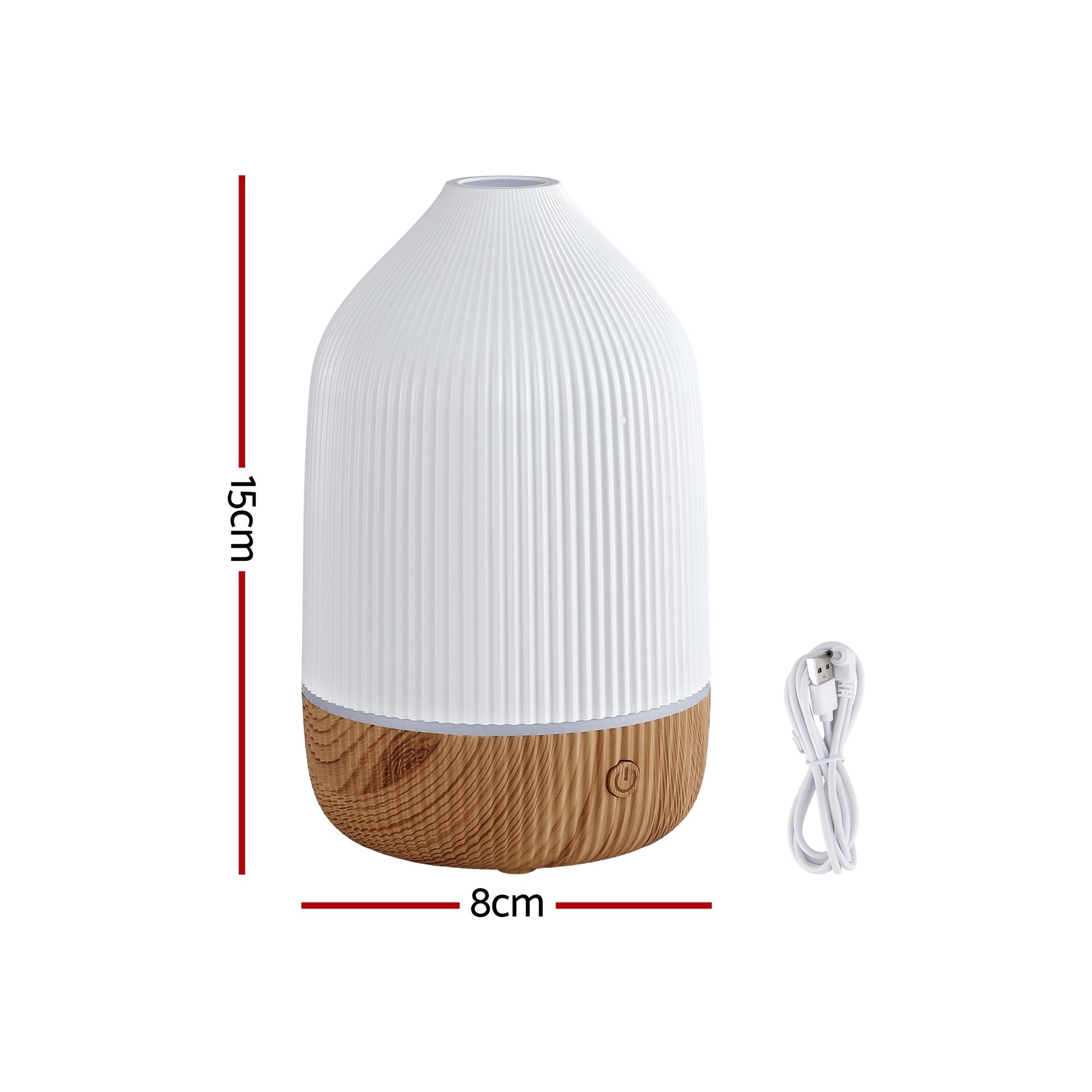 Ultrasonic Aroma Diffuser Aromatherapy 100ml LED Lights Iron Humidifier Forest - Appliances > Aroma Diffusers & Humidifiers > Aroma Diffusers - Rivercity House & Home Co. (ABN 18 642 972 209) - Affordable Modern Furniture Australia