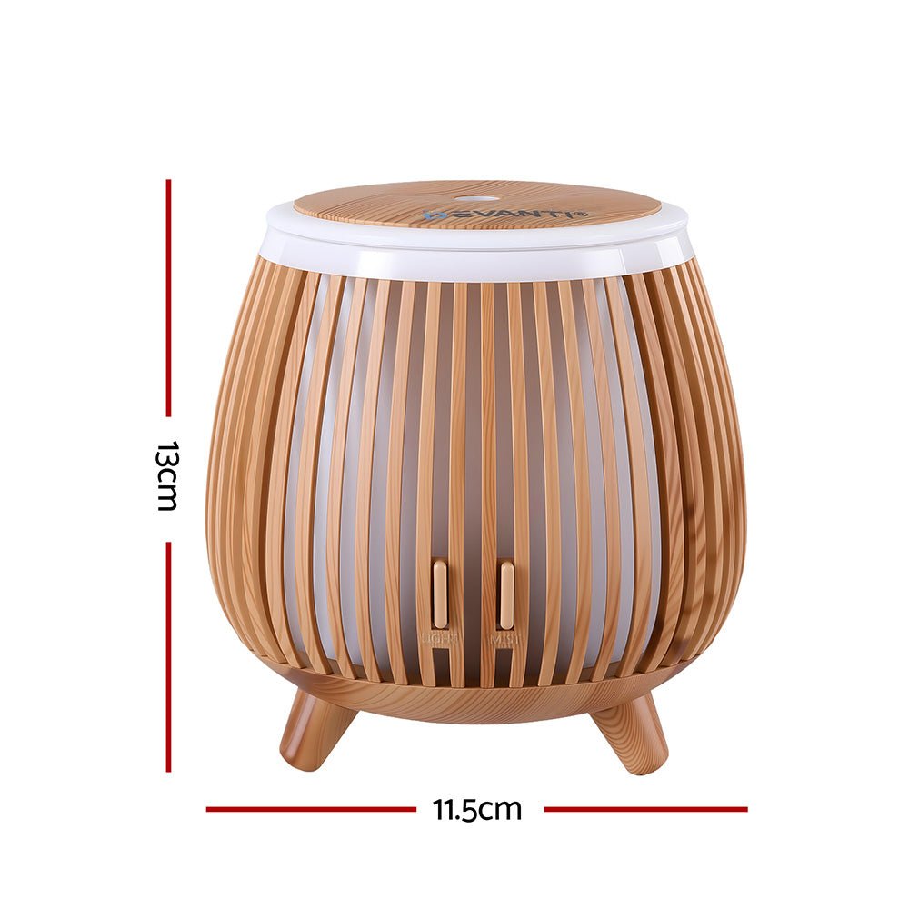 Ultrasonic Aroma Diffuser Aromatherapy 140ml LED Lights Iron Humidifier Forest Deep Wood - Appliances > Aroma Diffusers & Humidifiers > Aroma Diffusers - Rivercity House & Home Co. (ABN 18 642 972 209) - Affordable Modern Furniture Australia