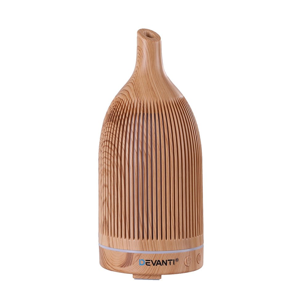 Ultrasonic Aroma Diffuser Aromatherapy 200ml LED Lights Iron Humidifier Forest Light wood grain - Appliances > Aroma Diffusers & Humidifiers > Aroma Diffusers - Rivercity House & Home Co. (ABN 18 642 972 209) - Affordable Modern Furniture Australia