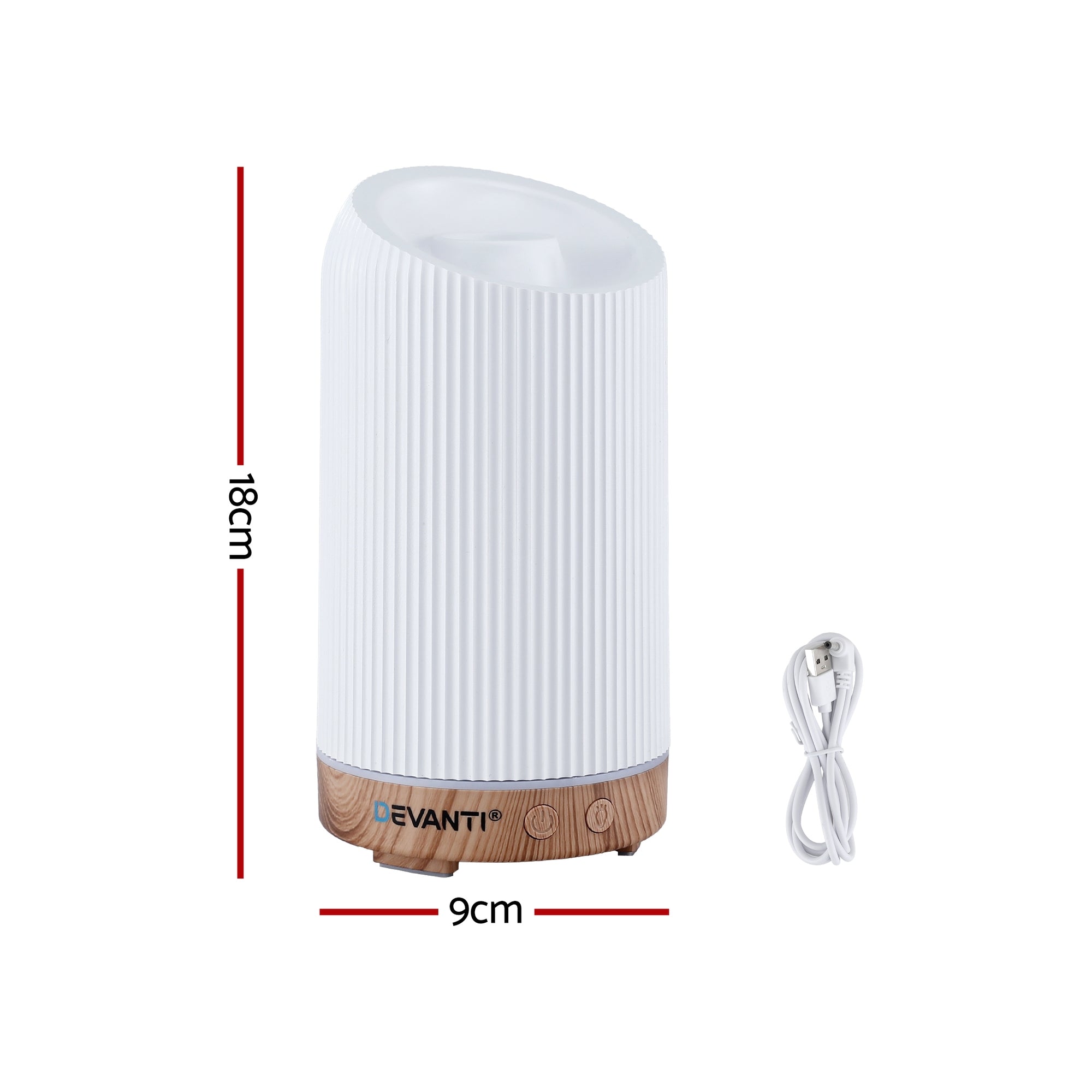 Ultrasonic Aroma Diffuser Aromatherapy 200ml LED Lights Iron Humidifier Forest - Appliances > Aroma Diffusers & Humidifiers > Aroma Diffusers - Rivercity House & Home Co. (ABN 18 642 972 209) - Affordable Modern Furniture Australia