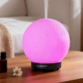 Ultrasonic 200ml Moon Lamp Aroma Diffuser with LED Night Light - White and Black