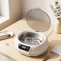 Ultrasonic Jewellery Cleaner 700mL with Stainless Steel Tank, 48kHz - White