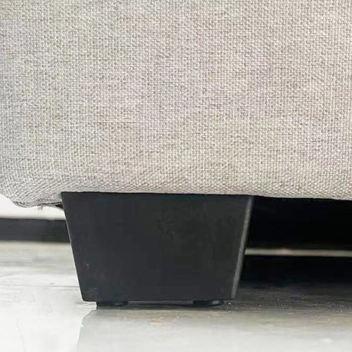 Veronica King Size Winged Bed Frame with Gas Lift Storage and Seam Grid Upholstery - Grey - Furniture > Bedroom > Beds & Bed Frames - Rivercity House & Home Co. (ABN 18 642 972 209) - Affordable Modern Furniture Australia