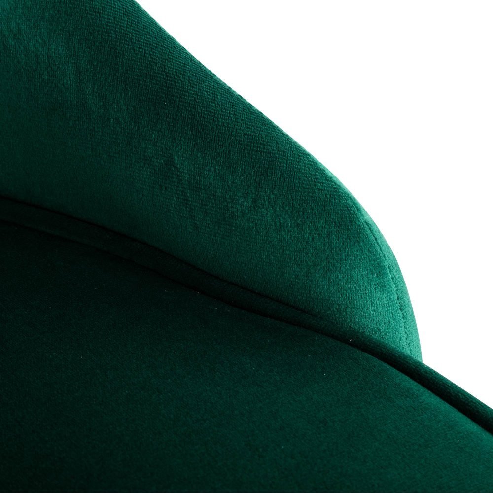 Viva Forever Set of 2 Velvet Dining Chairs with Gold Metal Legs - Green - Furniture > Dining > Kitchen & Dining Chairs - Rivercity House & Home Co. (ABN 18 642 972 209) - Affordable Modern Furniture Australia