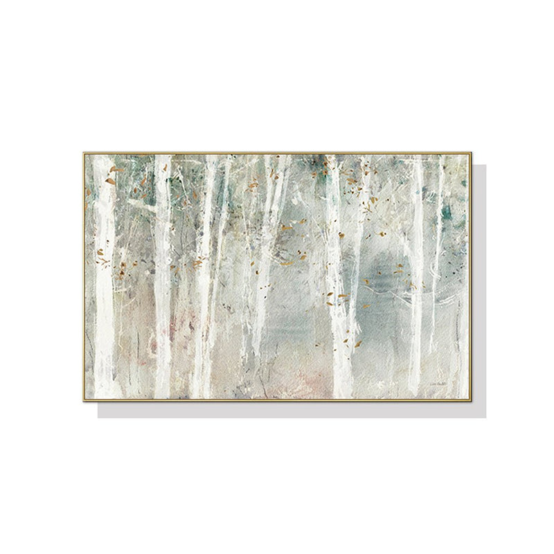 Wall Art 50cmx70cm Forest hang painting style Gold Frame Canvas - Home & Garden > Wall Art - Rivercity House & Home Co. (ABN 18 642 972 209) - Affordable Modern Furniture Australia