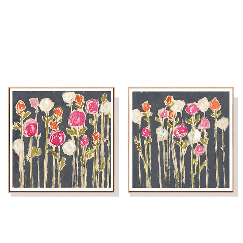 Wall Art 70cmx70cm Laurels Lollies 2 Sets Wood Frame Canvas - Home & Garden > Wall Art - Rivercity House & Home Co. (ABN 18 642 972 209) - Affordable Modern Furniture Australia