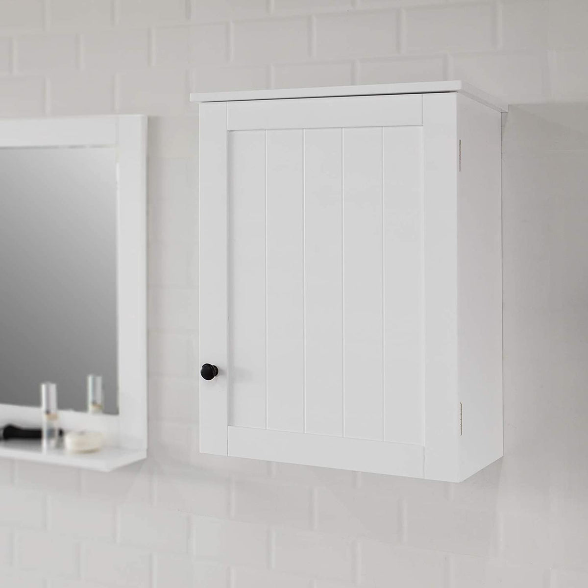 Wall Cabinet with Door 40x52cm - White - Audio & Video > Musical Instrument & Accessories > Audio Accessories - Rivercity House & Home Co. (ABN 18 642 972 209) - Affordable Modern Furniture Australia