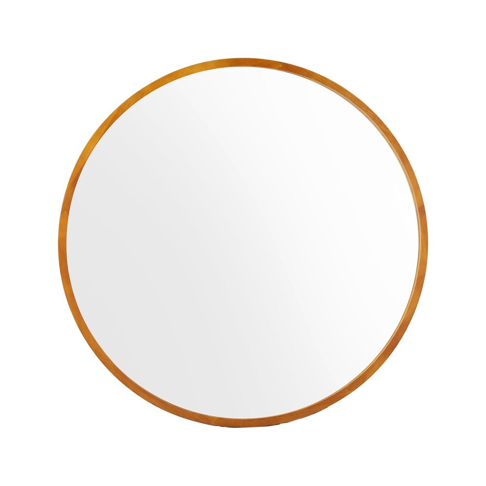 Wall Mirror Wooden Makeup 80cm - Health & Beauty > Makeup Mirrors - Rivercity House & Home Co. (ABN 18 642 972 209) - Affordable Modern Furniture Australia