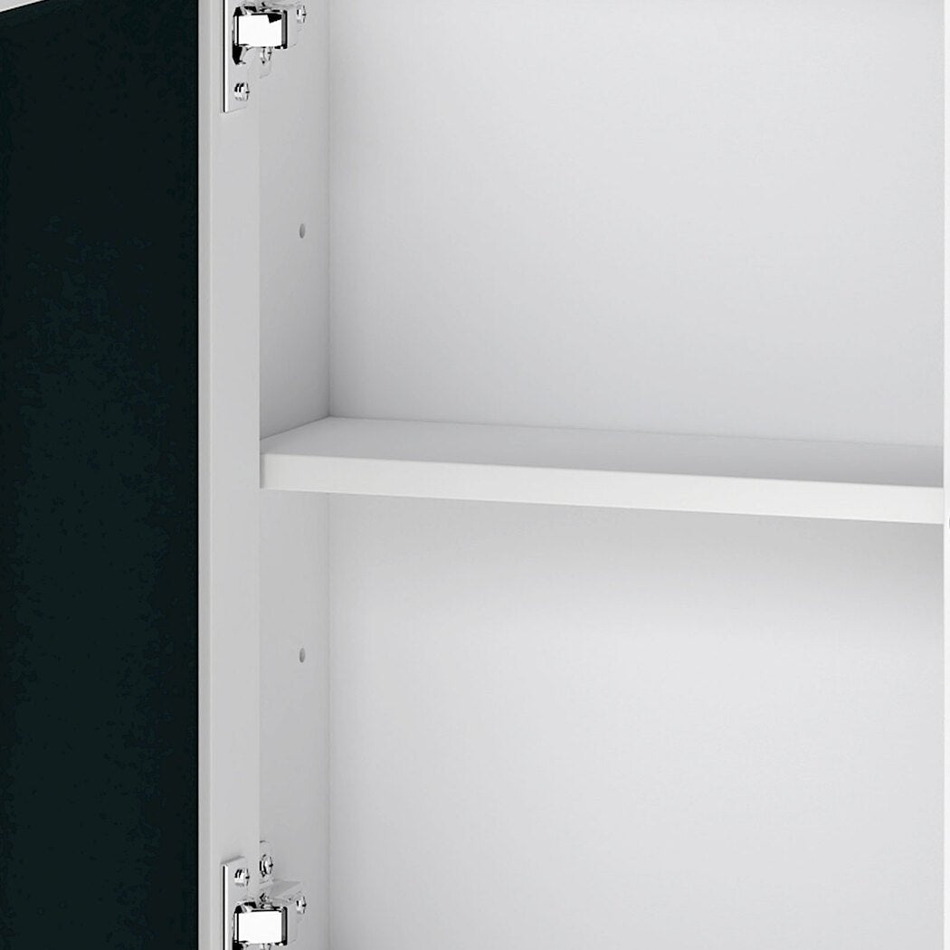 Wall Mounted Bathroom Mirror Cabinet with Adjustable Shelves - White - Rivercity House & Home Co. (ABN 18 642 972 209) - Affordable Modern Furniture Australia