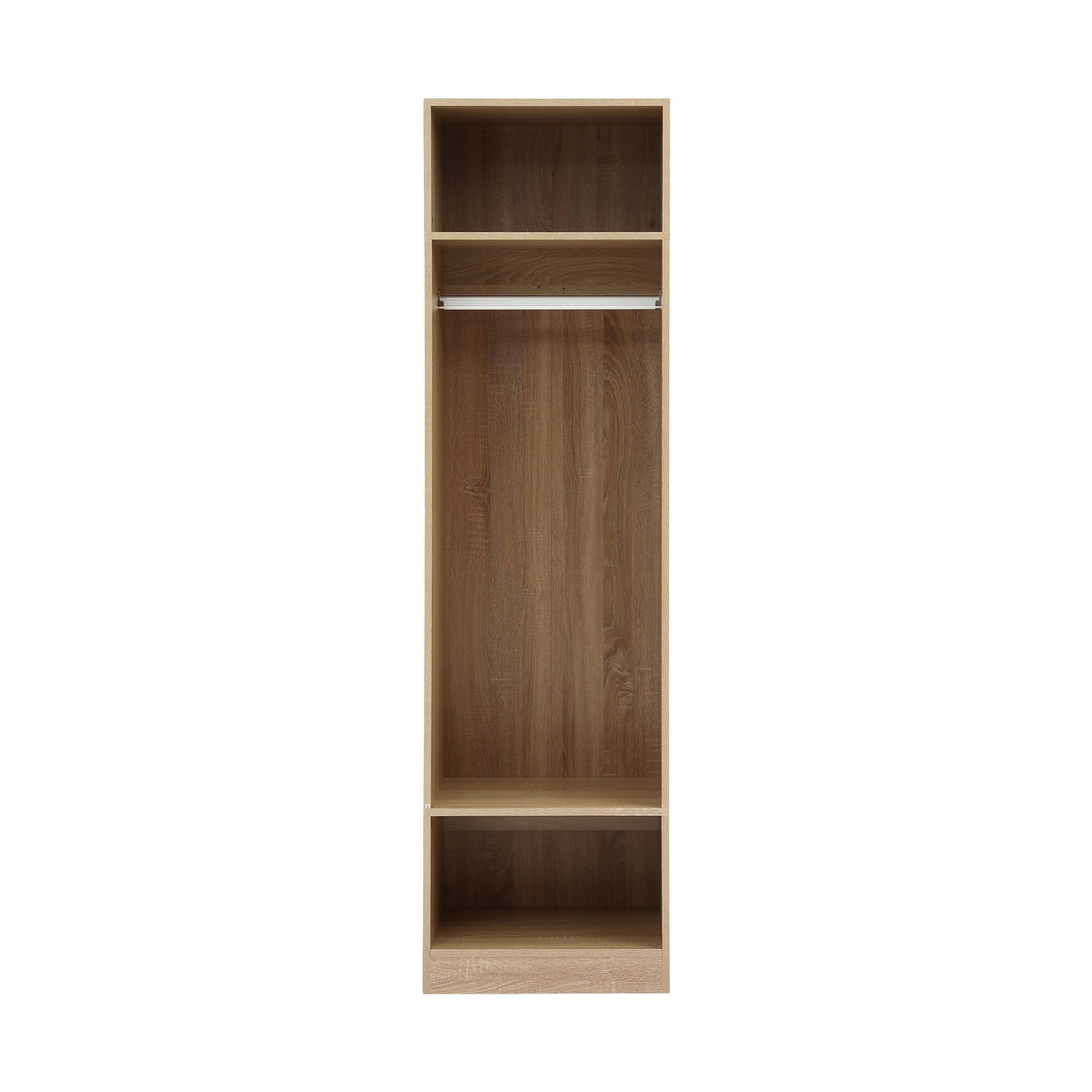 Wardrobe Clothes Closet Storage Organizer Shelf Pine - Home & Garden > Storage > Clothing & Wardrobe Storage - Rivercity House & Home Co. (ABN 18 642 972 209) - Affordable Modern Furniture Australia
