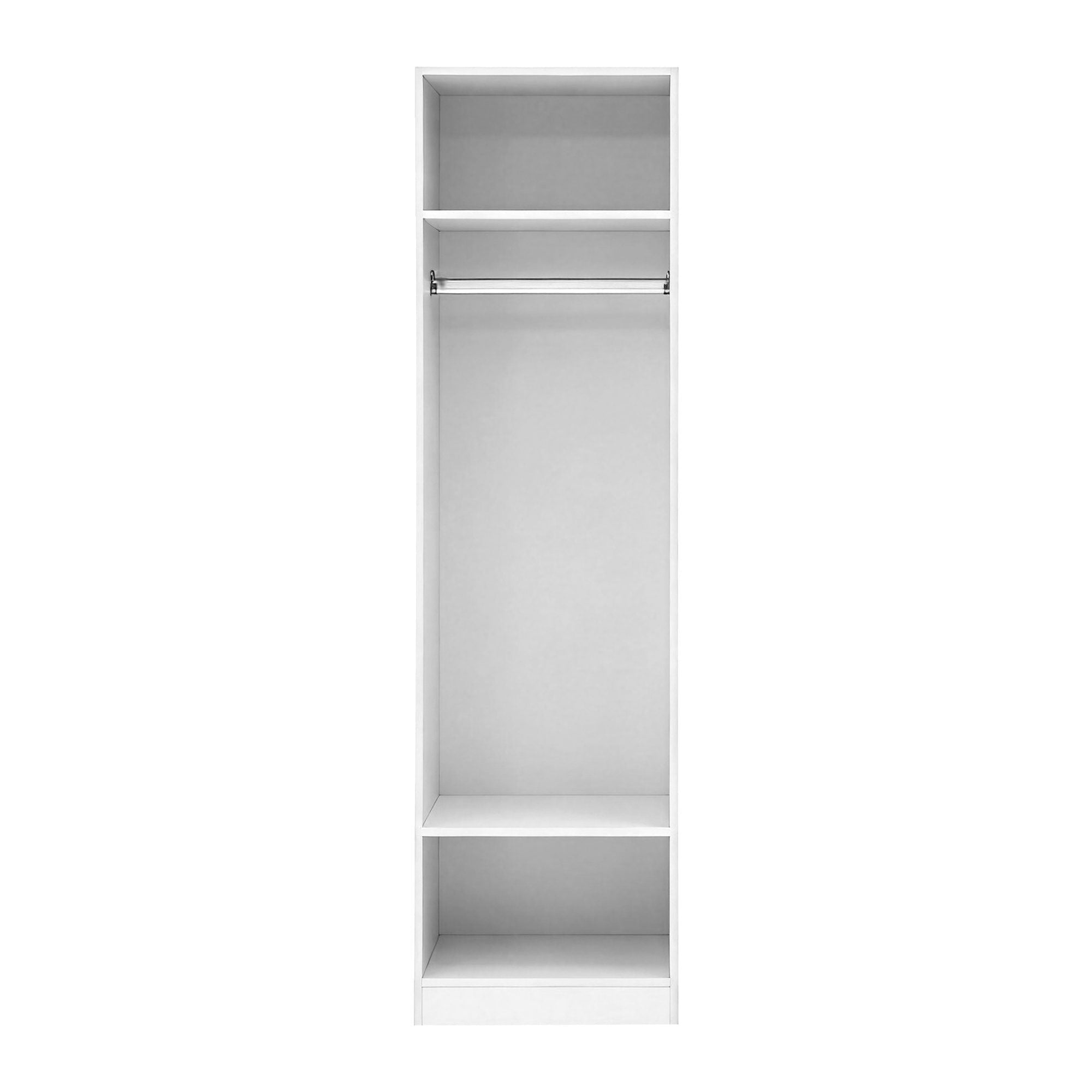 Wardrobe Clothes Closet Storage Organizer Shelf White - Home & Garden > Storage > Clothing & Wardrobe Storage - Rivercity House & Home Co. (ABN 18 642 972 209) - Affordable Modern Furniture Australia