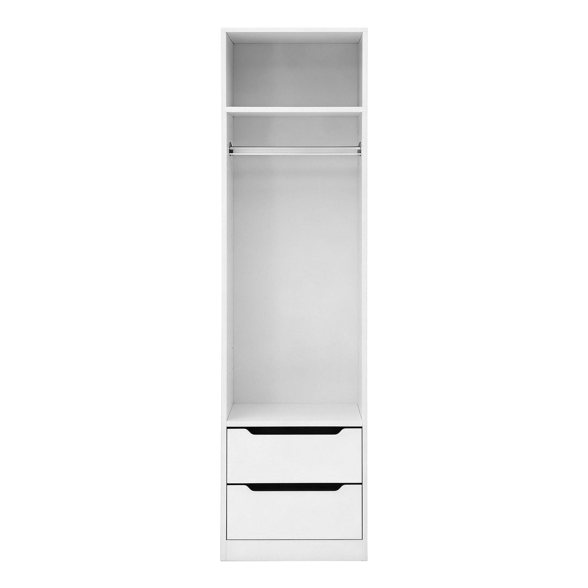 Wardrobe Clothes Closet Storage Organizer White - Home & Garden > Storage > Clothing & Wardrobe Storage - Rivercity House & Home Co. (ABN 18 642 972 209) - Affordable Modern Furniture Australia