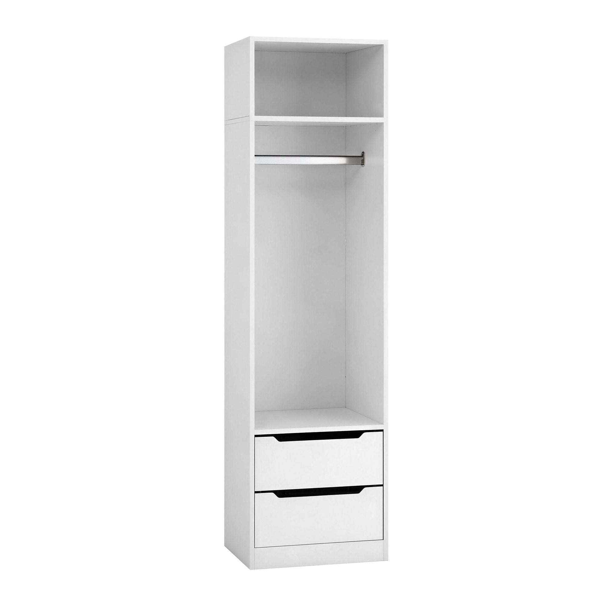 Wardrobe Clothes Closet Storage Organizer White - Home & Garden > Storage > Clothing & Wardrobe Storage - Rivercity House & Home Co. (ABN 18 642 972 209) - Affordable Modern Furniture Australia