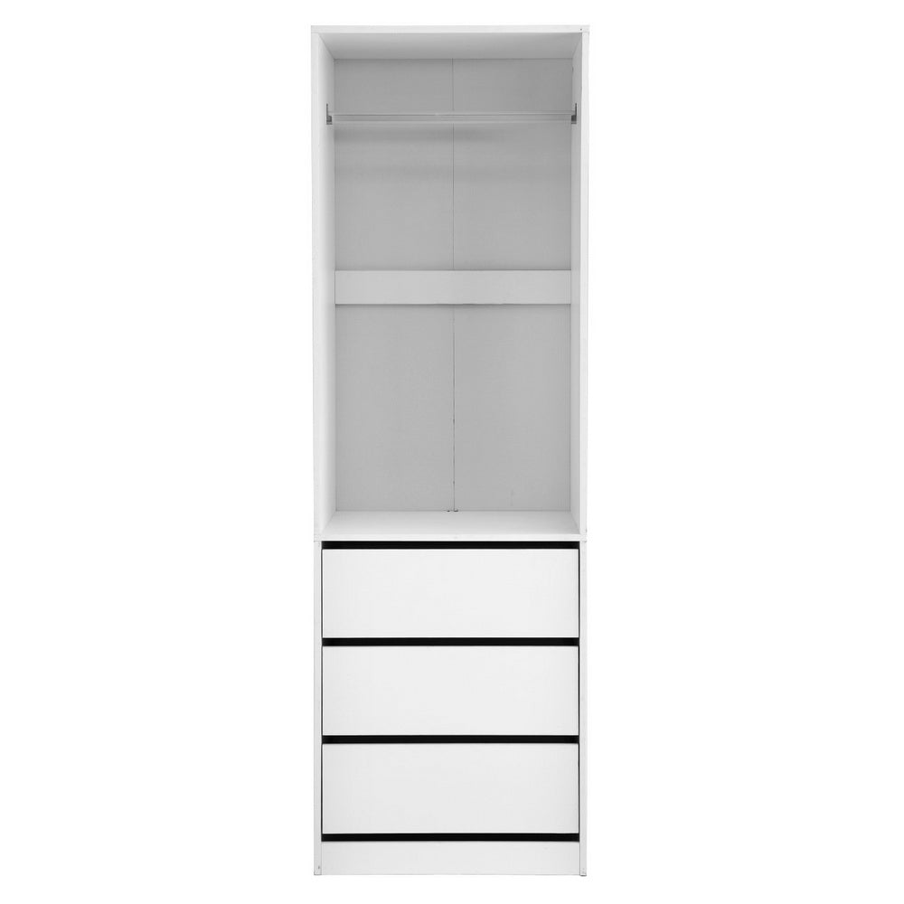 Wardrobe Clothes Closet Storage Organizer White - Home & Garden > Storage > Clothing & Wardrobe Storage - Rivercity House & Home Co. (ABN 18 642 972 209) - Affordable Modern Furniture Australia