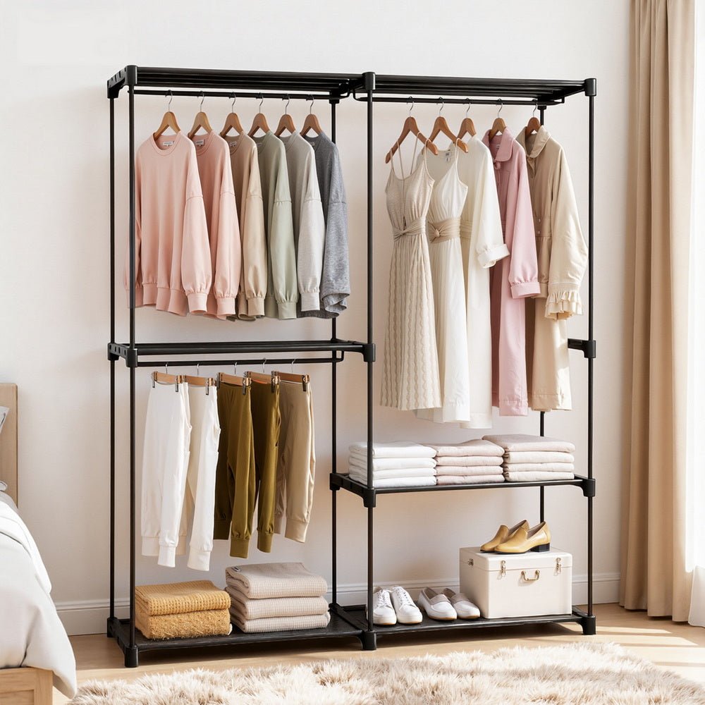Wardrobe Clothes Rack Closet 181cm - Furniture > Living Room > Coat Racks - Rivercity House & Home Co. (ABN 18 642 972 209) - Affordable Modern Furniture Australia