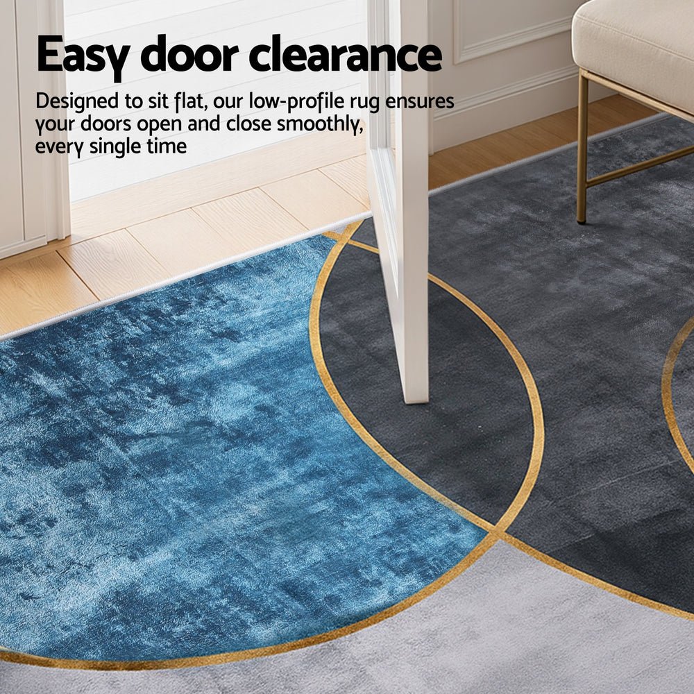 Washable Floor Rug 160X230cm Large Geometric Area Rug Modern Floor Carpet - Home & Garden > Rugs > Floor Rugs - Rivercity House & Home Co. (ABN 18 642 972 209) - Affordable Modern Furniture Australia