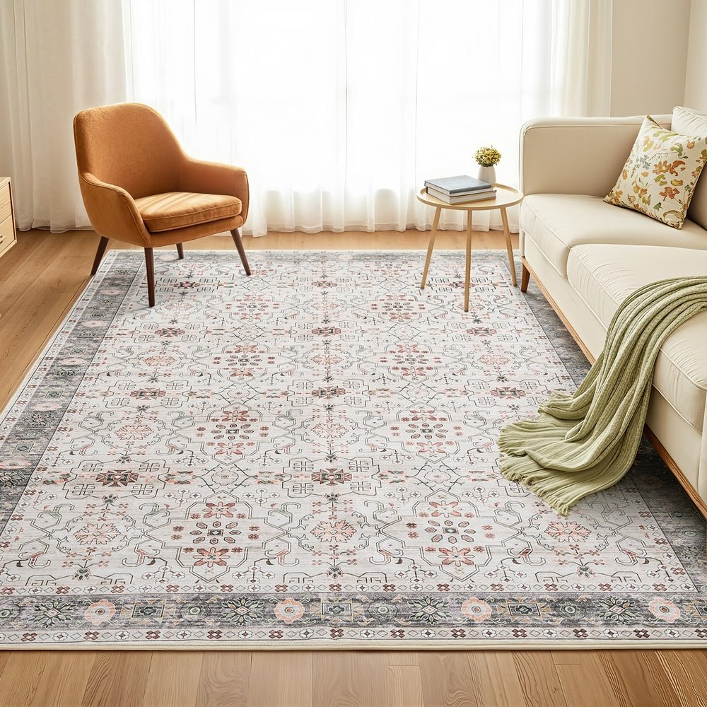 Washable Floor Rug 200x290cm Large Area Rug Modern Living Room Carpet - Home & Garden > Rugs > Floor Rugs - Rivercity House & Home Co. (ABN 18 642 972 209) - Affordable Modern Furniture Australia