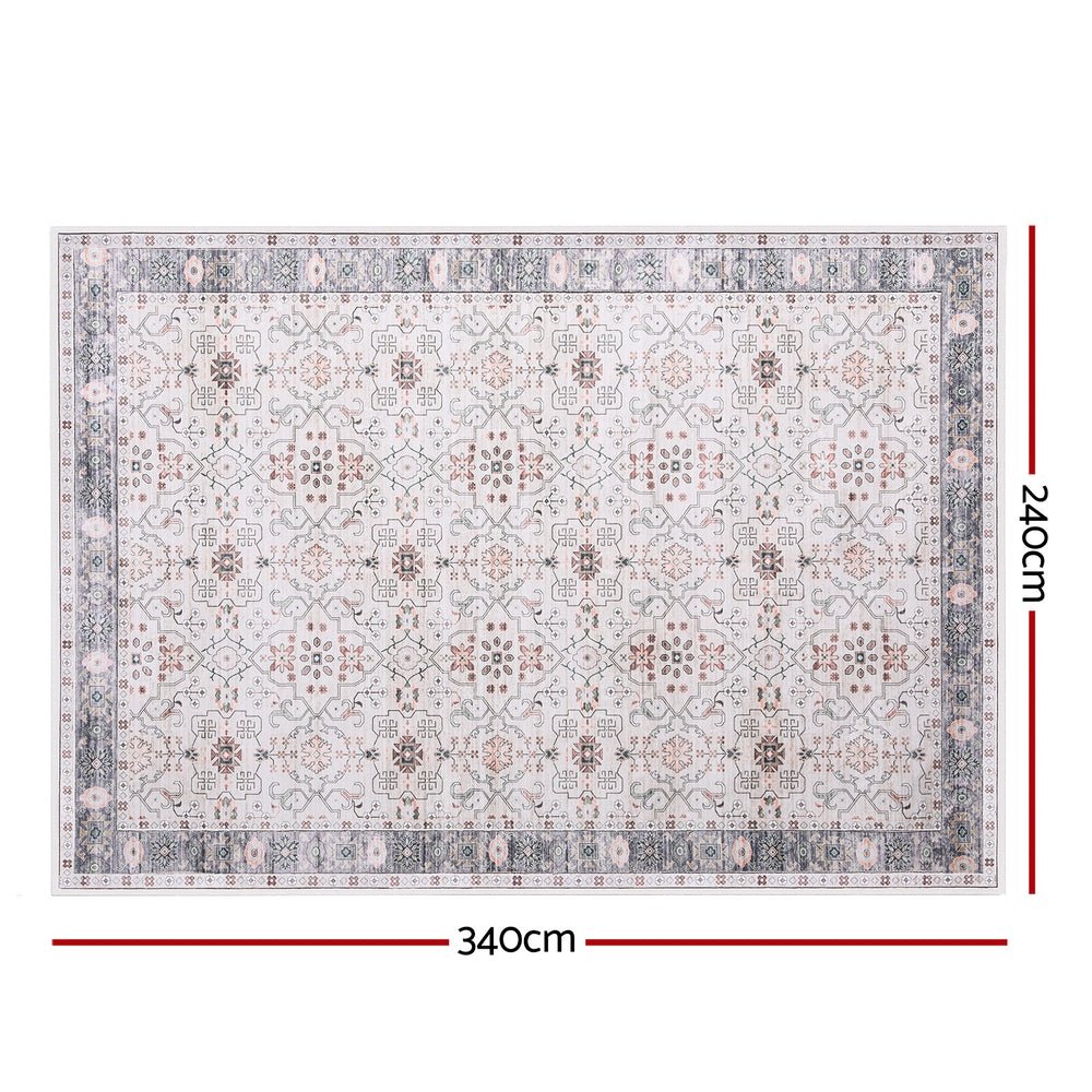 Washable Floor Rug 240X340cm Large Area Rug Modern Living Room Carpet - Home & Garden > Rugs > Floor Rugs - Rivercity House & Home Co. (ABN 18 642 972 209) - Affordable Modern Furniture Australia