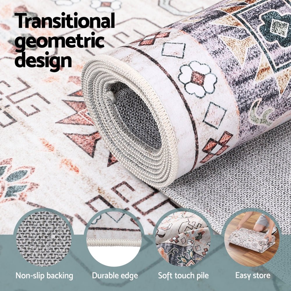 Washable Floor Rug 240X340cm Large Area Rug Modern Living Room Carpet - Home & Garden > Rugs > Floor Rugs - Rivercity House & Home Co. (ABN 18 642 972 209) - Affordable Modern Furniture Australia