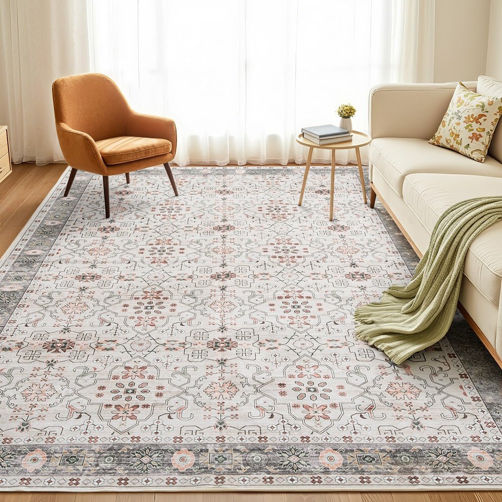 Washable Floor Rug 240X340cm Large Area Rug Modern Living Room Carpet - Home & Garden > Rugs > Floor Rugs - Rivercity House & Home Co. (ABN 18 642 972 209) - Affordable Modern Furniture Australia