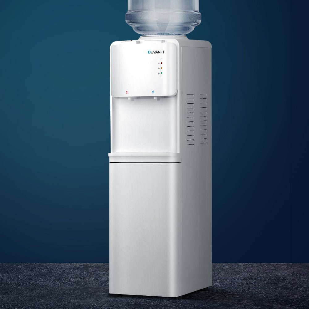 Water Cooler Dispenser Stand White - Appliances > Kitchen Appliances > Water Dispensers - Rivercity House & Home Co. (ABN 18 642 972 209) - Affordable Modern Furniture Australia