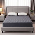 Water-Resistant Microfiber Mattress Protector Double 360° Fit - Grey