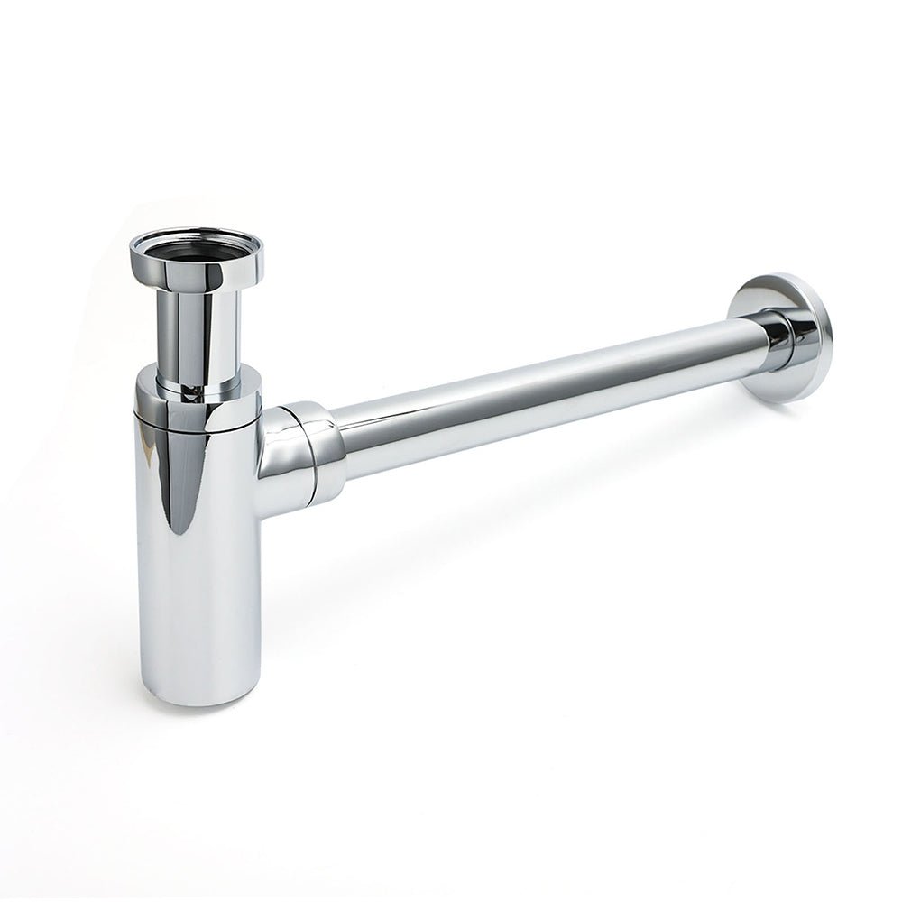 Watermark Adjustable 32mm Wall Bottle Trap Basin Sink Vanity Waste Drain Brass - Furniture > Bathroom > Shower Heads & Screens - Rivercity House & Home Co. (ABN 18 642 972 209) - Affordable Modern Furniture Australia