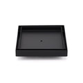 150x150mm Tile Insert Floor Drain with 80mm Waste Outlet - Black