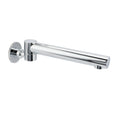 Chrome Round Basin Wall Mount Faucet with 180° Swivel Brass Bath Tub Spout - Chrome