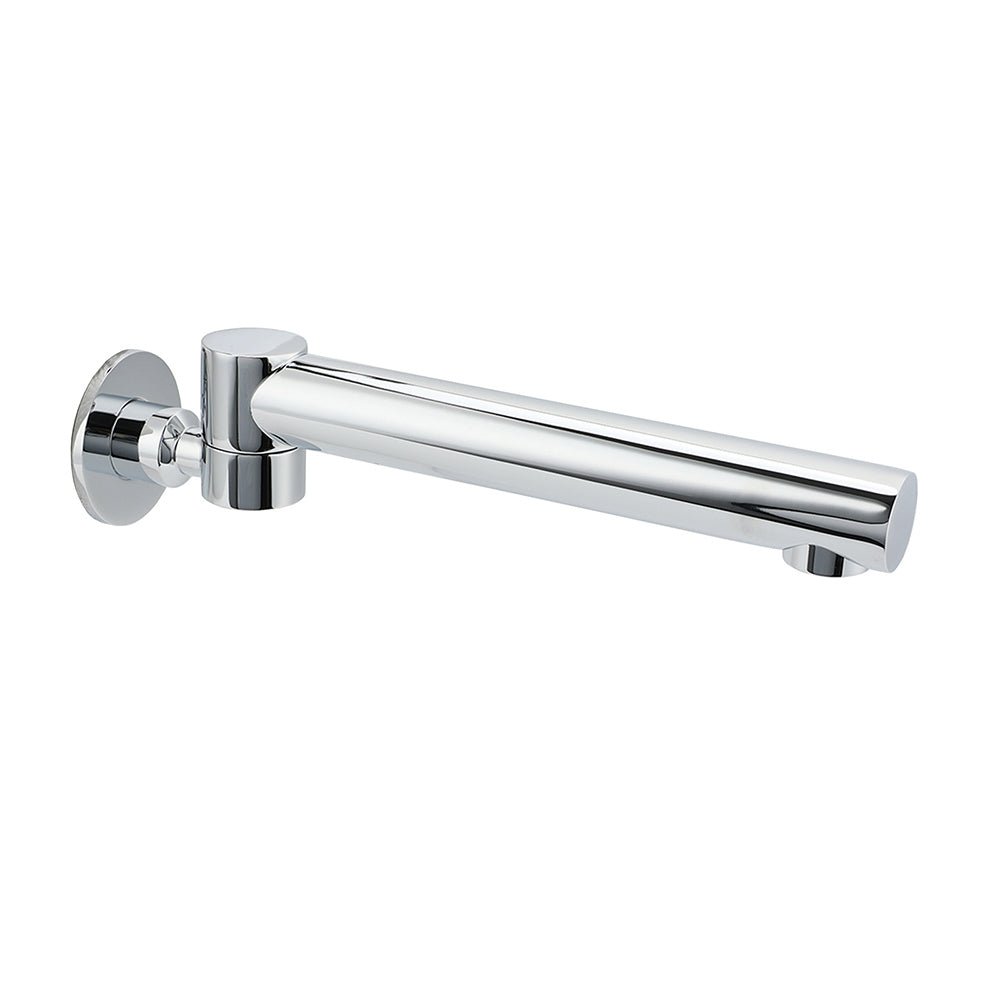 Watermark Chrome Round Basin Wall Mount Faucet Outlet 180° Swivel Brass Bath Tub Spout - Furniture > Bathroom > Shower Heads & Screens - Rivercity House & Home Co. (ABN 18 642 972 209) - Affordable Modern Furniture Australia