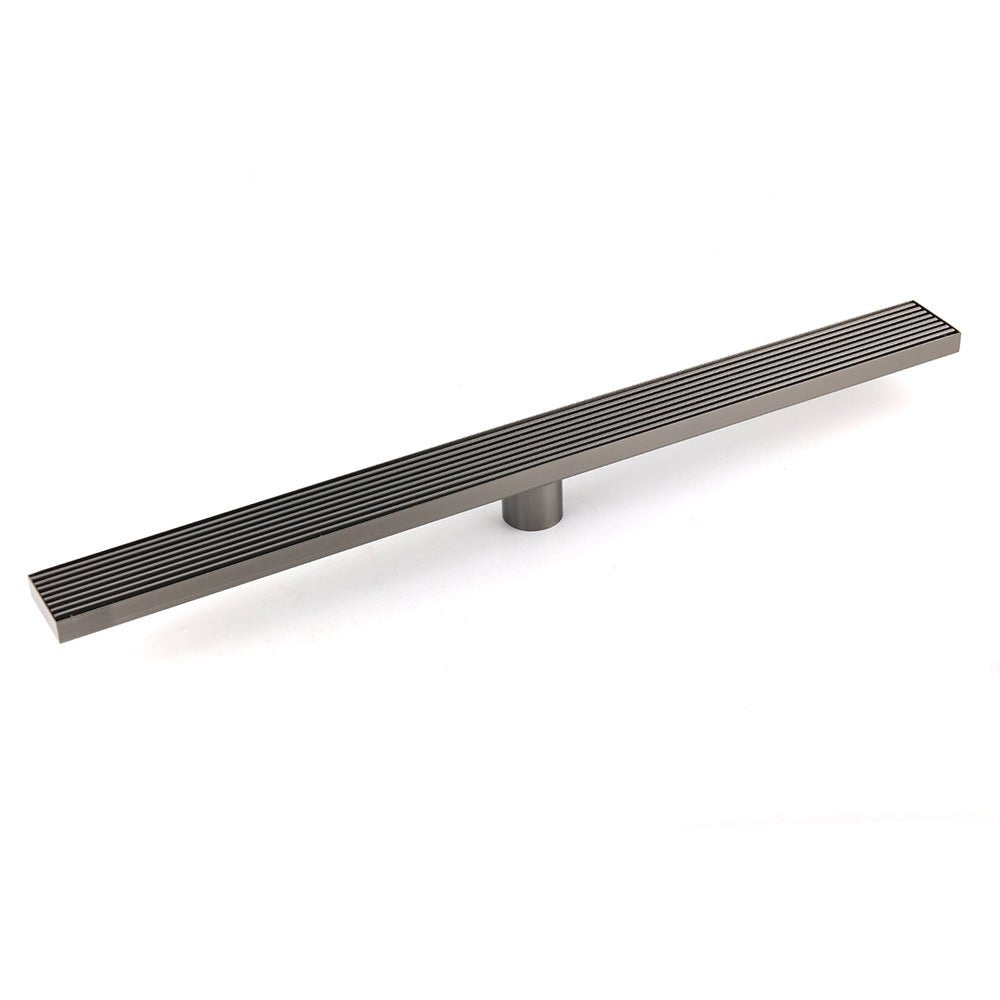 Watermark Gun Metal 800mm Strip Fence Linear Shower Grate Floor Drain 50mm Waste - Furniture > Bathroom > Shower Heads & Screens - Rivercity House & Home Co. (ABN 18 642 972 209) - Affordable Modern Furniture Australia