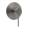 Bathroom Shower Mixer with Ceramic Cartridge 35mm Hot Cold - Grey Metal