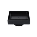 100x100mm Square Tile Insert Shower Grate Floor Drain 50mm Waste - Matte Black