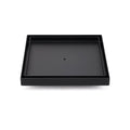 200mm Tile Insert Floor Drain Shower Grate with 80mm Waste - Matte Black