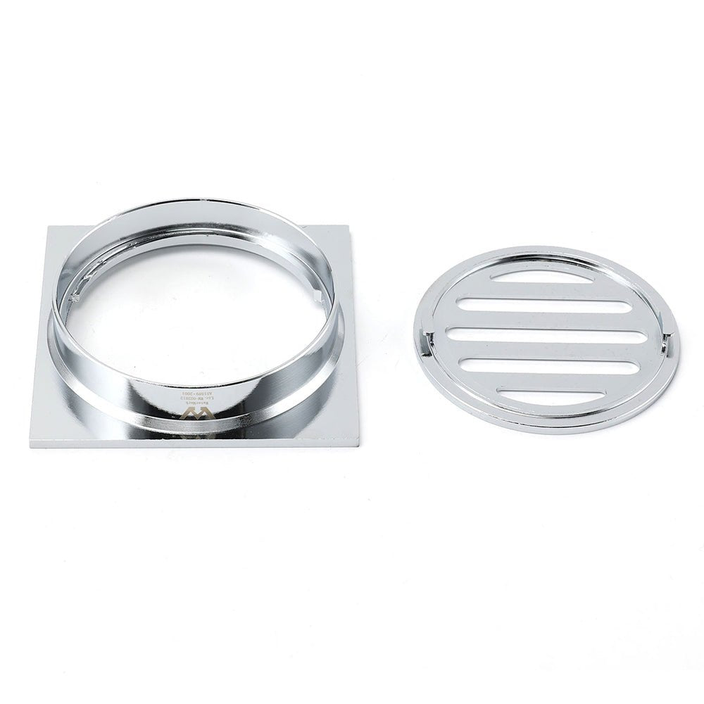 Watermark Stainless Steel 85x85mm Small Square Shower Grate Floor Drain 72mm Outlet - Furniture > Bathroom > Shower Heads & Screens - Rivercity House & Home Co. (ABN 18 642 972 209) - Affordable Modern Furniture Australia