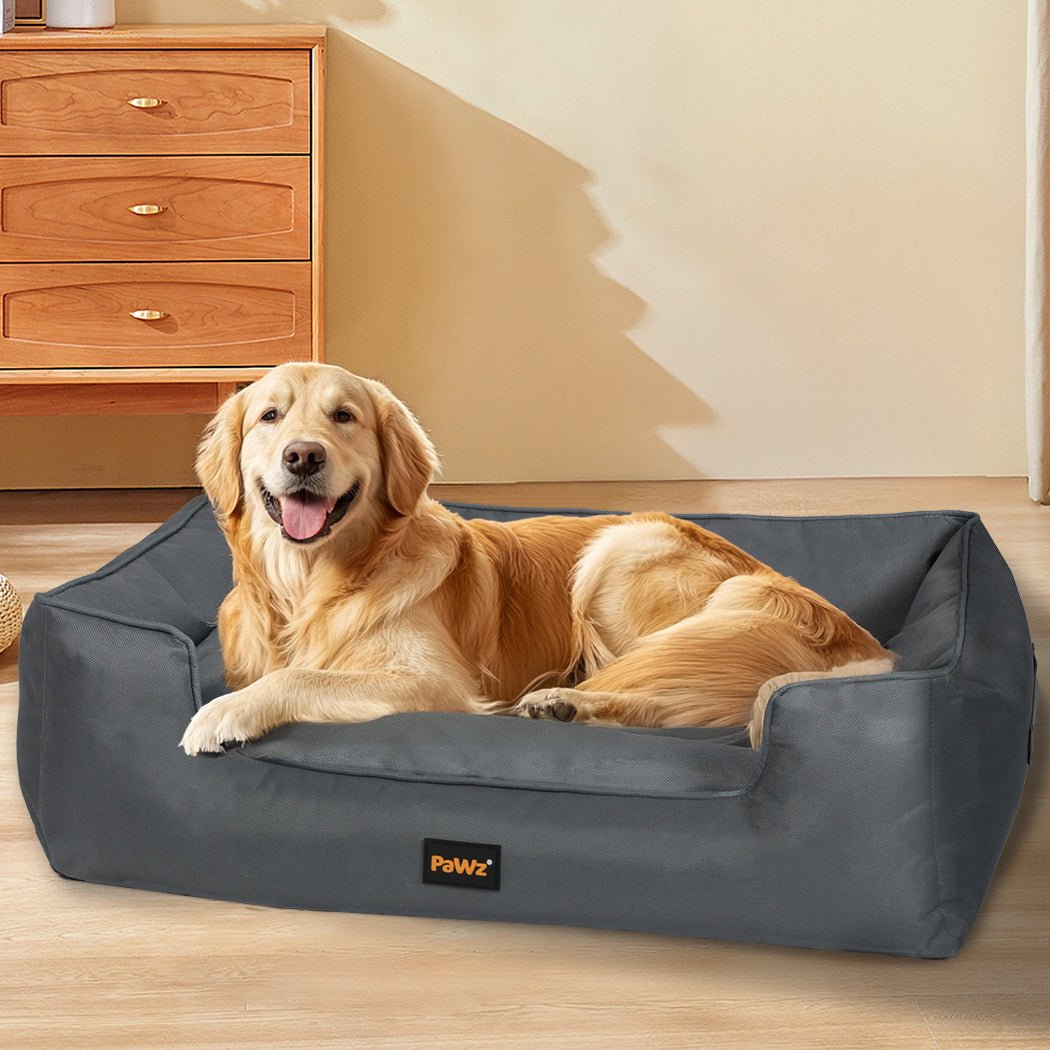 Waterproof Dog Calming Bed with Handles - Grey - Rivercity House & Home Co. (ABN 18 642 972 209) - Affordable Modern Furniture Australia