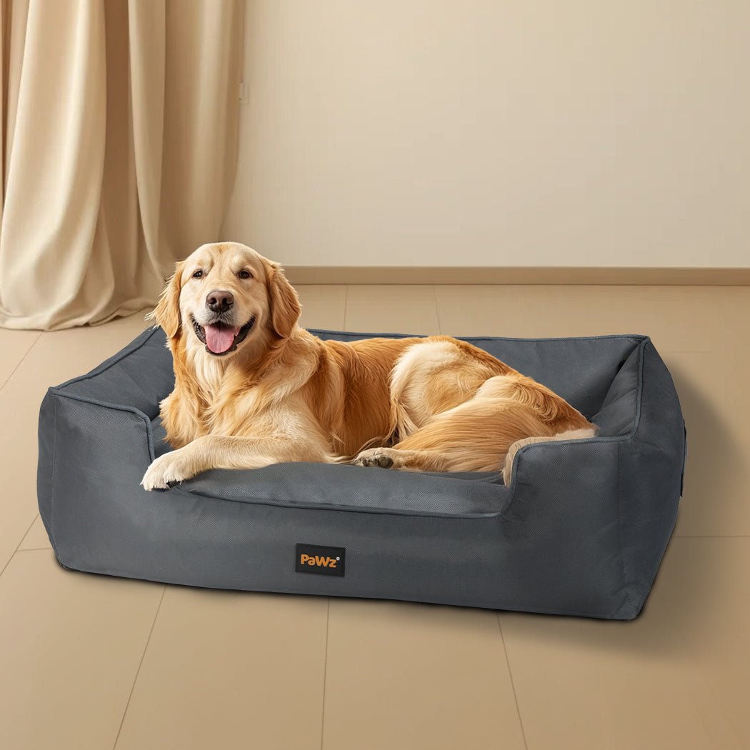 Waterproof Dog Calming Bed with Handles - Grey - Rivercity House & Home Co. (ABN 18 642 972 209) - Affordable Modern Furniture Australia