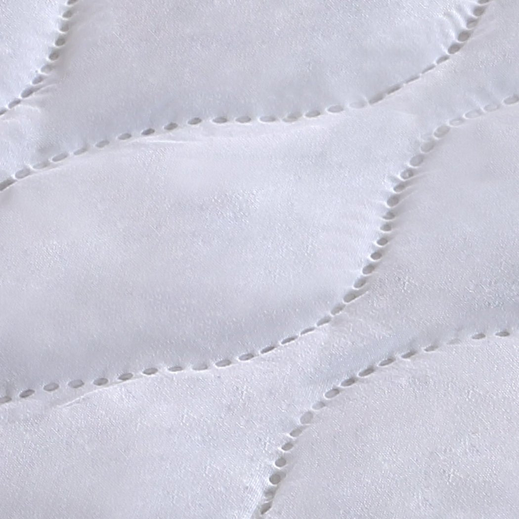 Waterproof Fitted Single Mattress Protector - White - Rivercity House & Home Co. (ABN 18 642 972 209) - Affordable Modern Furniture Australia