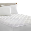Waterproof Fully Fitted Microfiber Single Mattress Protector - White
