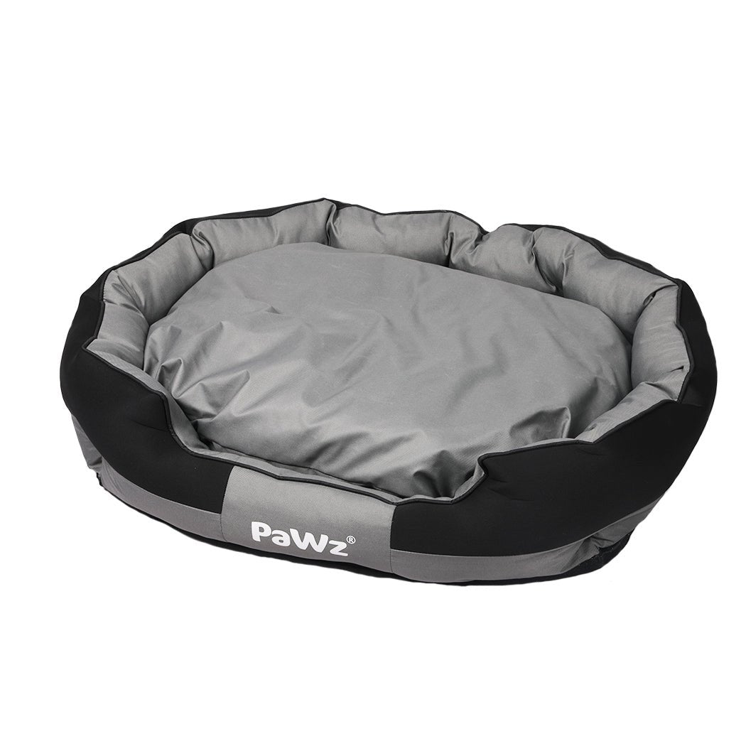 Waterproof Orthopaedic Medium Pet Dog Calming Bed - Grey & Black - Rivercity House & Home Co. (ABN 18 642 972 209) - Affordable Modern Furniture Australia