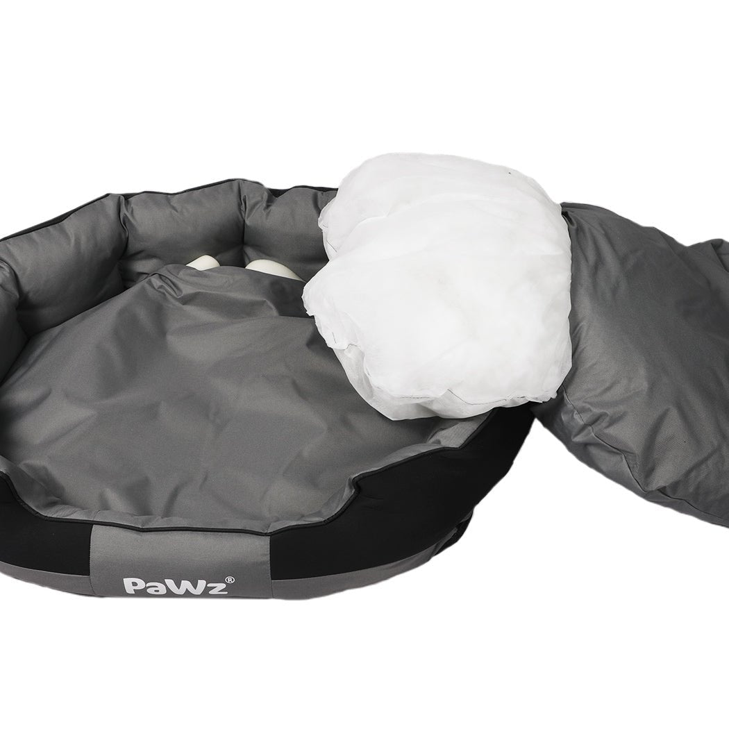 Waterproof Orthopaedic Pet Dog Calming Bed X - Large - Grey & Black - Rivercity House & Home Co. (ABN 18 642 972 209) - Affordable Modern Furniture Australia