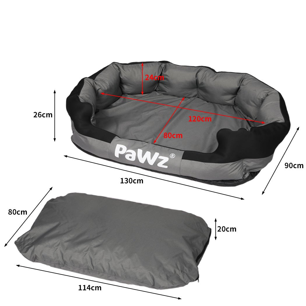 Waterproof Orthopaedic Pet Dog Calming Bed X - Large - Grey & Black - Rivercity House & Home Co. (ABN 18 642 972 209) - Affordable Modern Furniture Australia