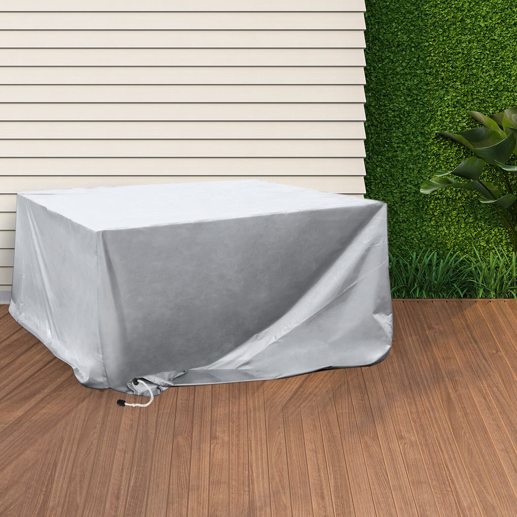 Waterproof Outdoor Furniture Cover 30cm Extension - Silver - Rivercity House & Home Co. (ABN 18 642 972 209) - Affordable Modern Furniture Australia