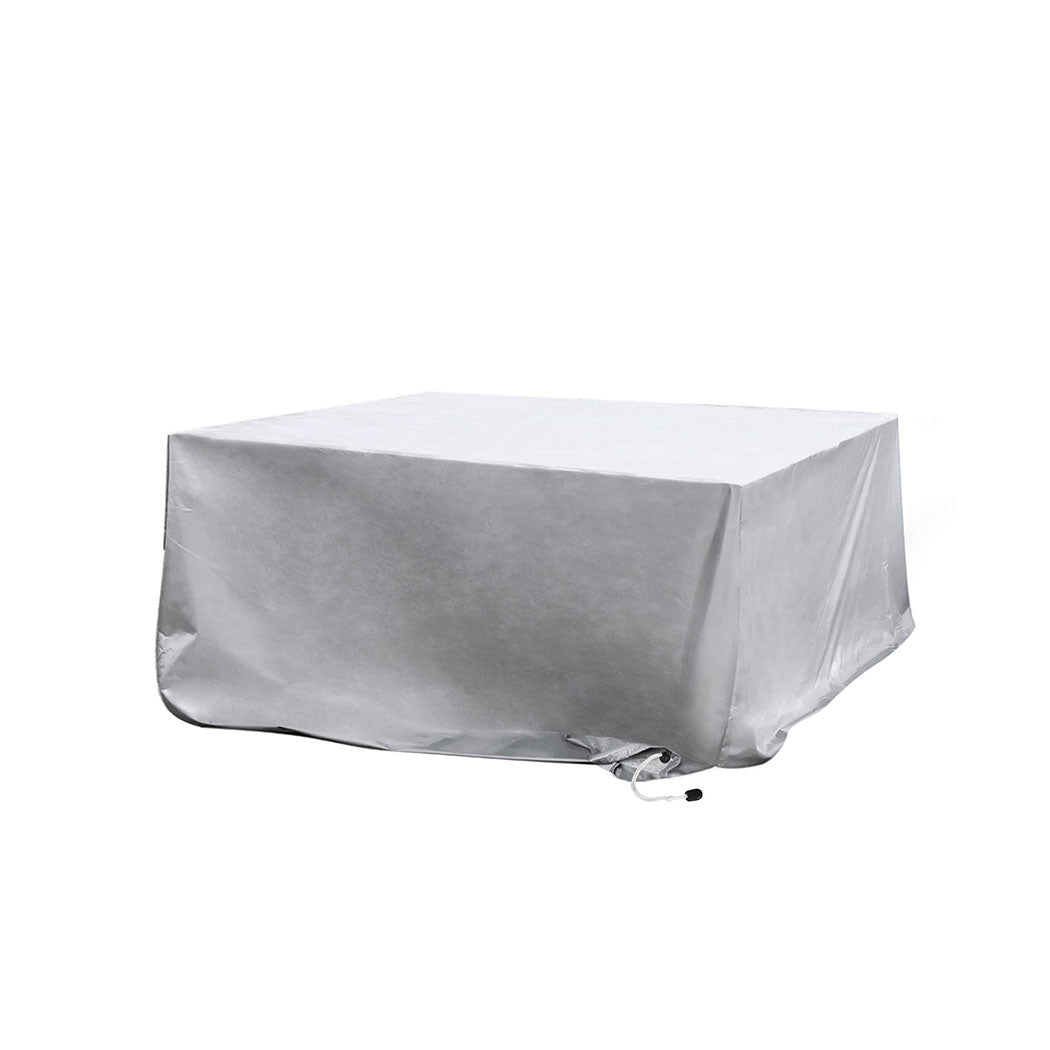 Waterproof Outdoor Furniture Cover with 10cm Extension - Silver - Rivercity House & Home Co. (ABN 18 642 972 209) - Affordable Modern Furniture Australia