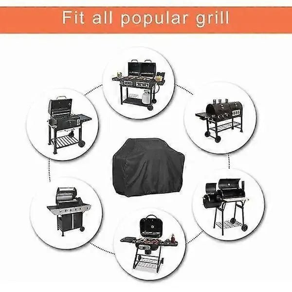 Waterproof Oxford Fabric Outdoor BBQ Grill Cover 170 x 61 x 117 cm - Black - Home & Garden > BBQ > BBQs & Accessories - Rivercity House & Home Co. (ABN 18 642 972 209) - Affordable Modern Furniture Australia